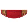 vidaXL Trapmatten zelfklevend 15 st 65x21x4 cm rood