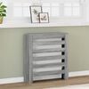 vidaXL Radiatorombouw 78x20x82 cm bewerkt hout grijs sonoma eikenkleur