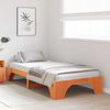vidaXL Bedframe Wasbruin 80 x 200 cm Massief grenenhout