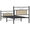 vidaXL Bedframe zonder matras hout sonoma eikenkleurig 75x190 cm