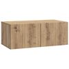 vidaXL Wandbeugel TV-kast 78,5 x 41 x 30 cm Artisanaal eiken