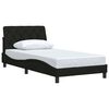 vidaXL Bedframe zonder matras 100x200 cm stof zwart