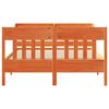 vidaXL Bedframe zonder matras massief grenenhout wasbruin 120x190 cm