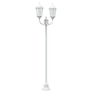 vidaXL Tuinverlichting 68 x 20 x 235 cm Aluminium en Glas