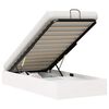 vidaXL Ottoman Bedframe met Opslag Wit 80 x 200 cm Massief grenenhout