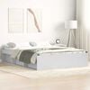 vidaXL Bedframe wit 120x190 cm