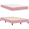 vidaXL Boxspringbed met matras Roze 120 x 200 cm Stof