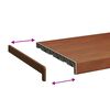 vidaXL Raamsokkel Bruin Hout 60 x 35 x 4,5 cm PVC