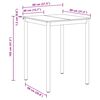 vidaXL Eettafels Bewerkt hout