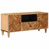 vidaXL Opslagkasten Bruin 105 x 33,5 x 46 cm Massief Mango Hout