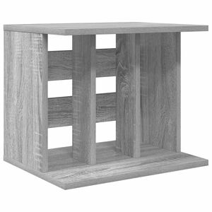 vidaXL Vinyl Platenspeler Opslag Grijs Sonoma 42 x 33 x 36 cm