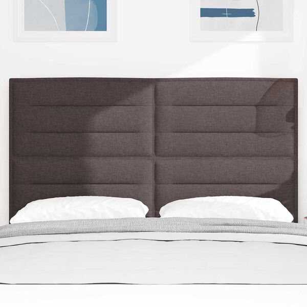 vidaXL Hoofdbord Donkerbruin 160 cm Stof