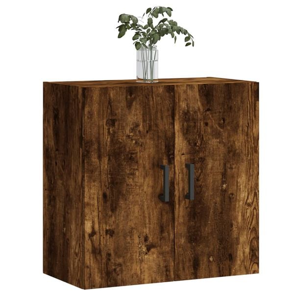 vidaXL Wandkast 60x31x60 cm bewerkt hout gerookt eikenkleurig