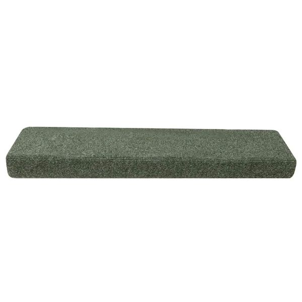 vidaXL Trapmatten Zelfklevend 30 stuks 65x21x4 cm Groen Rechthoekige Rand