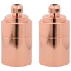 vidaXL Lamphouders 2 st ros&eacute;goud E27