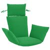 vidaXL Adirondack Kussen PUTTEN 100% Polyester Groen 60 x 145 x 10 cm