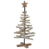 vidaXL Kerstboom Bruin 90 cm Massief teakhout