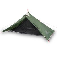 vidaXL Tent 1-persoons 255x153x130 cm 185T taft groen