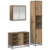 vidaXL Badkamermeubelset 3 st Artisan Eiken 80 x 33 x 60 cm