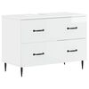 vidaXL Badkamer wastafelkast HAARLEM Hoogglans Wit 82 x 41 x 58,5 cm