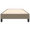 vidaXL Boxspring bed 100x200 cm stof taupe