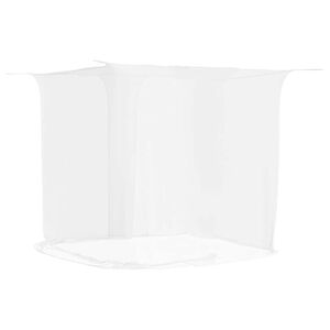 vidaXL Hangende klamboe 156 gaas 220x100x150 cm wit