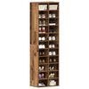 vidaXL Schoenenkast 54x34x183 cm spaanplaat oud hout