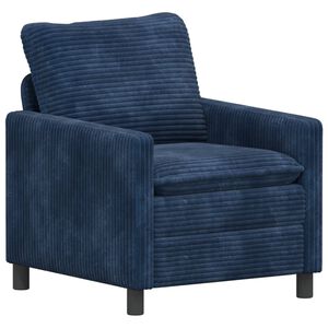 vidaXL Bank Marineblauw 76 x 81 x 87,5 cm Polyester