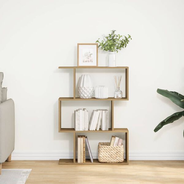 vidaXL Kamerscherm / boekenkast 3-laags 70x24x97 cm hout artisanaal