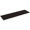 vidaXL Wastafelblad 220x60x(2-4) cm behandeld massief hout donkerbruin