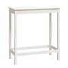 vidaXL Bartafel 100x50x110 cm massief grenenhout wit