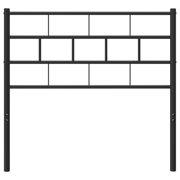 vidaXL Hoofdbord 90 cm metaal zwart