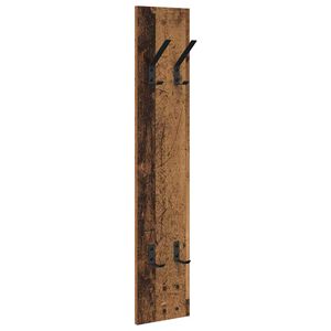 vidaXL Wandgemonteerde kapstok Muurmontage Oudhout 20 x 1,5 x 100 cm