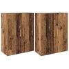 vidaXL Wandkast 2 st Oudhout 69,5 x 34 x 90 cm Bewerkt hout