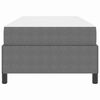 vidaXL Bedframe met matras Lichtgrijs 90 x 200 cm Stof