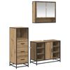 vidaXL Badkamermeubelset 3 st Artisan Eiken 80 x 33 x 60 cm