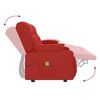 vidaXL Massagestoel 4-zits verstelbaar bekerhouders kunstleer wijnrood