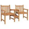 vidaXL Tuin Outdoor Stoelen 152 x 63 x 89 cm Massief Teakhout