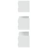 vidaXL Wandschappen 3 st 58x18x18 cm bewerkt hout wit