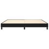 vidaXL Boxspring bed stof zwart 200x200 cm