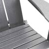 vidaXL Vouw Adirondack Stoel Lichtgrijs 80,5 x 74,5 x 92 cm HDPE