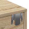 vidaXL Wandschap met lades 60x26,5x15cm bewerkt hout sonoma eikenkleur