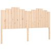 vidaXL Bedframe met hoofdbord massief hout 180x200 cm