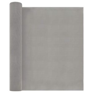 vidaXL Gaas Scherm 40 x 1000 cm 120 Mesh RVS 201 Zilverkleurig