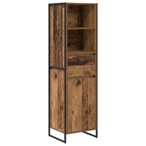 vidaXL Boekenkast Oud Hout 43 x 36 x 150.5 cm Bewerkt hout