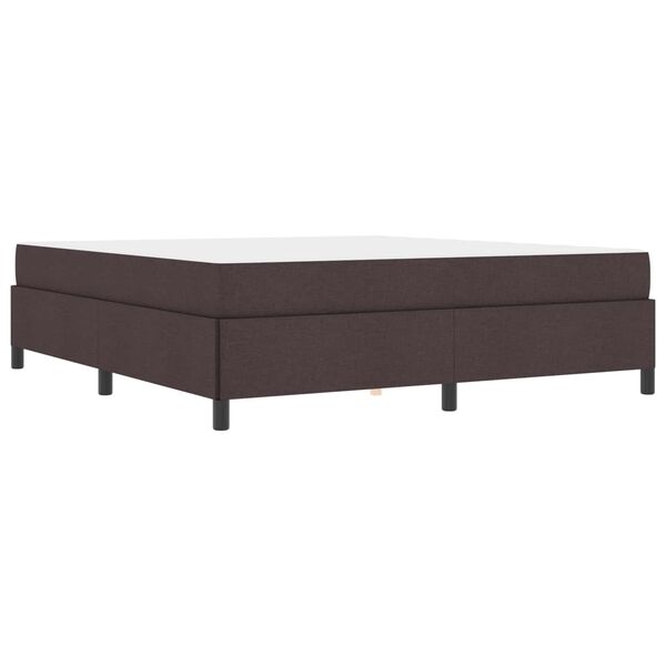 vidaXL Boxspringbed Donkerbruin 180 x 200 cm Stof