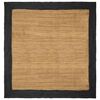 vidaXL Gebied Tapijt Donkergrijs 240 x 240 cm Jute