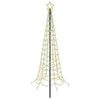 vidaXL Led-spiraalkerstboom met grondpen EKENAS 180 cm 220 LED's