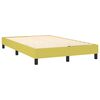 vidaXL Boxspring met matras en LED stof groen 120x200 cm