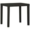 vidaXL Tuintafel 79x65x72 cm kunststof antracietkleurig
